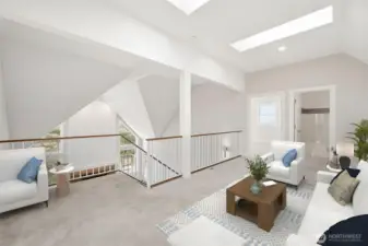 3rd Floor landing - Virtually Staged