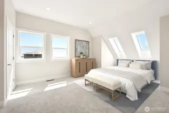Guest Room - Virtually Staged