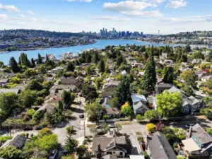 South Towards Downtown Seattle