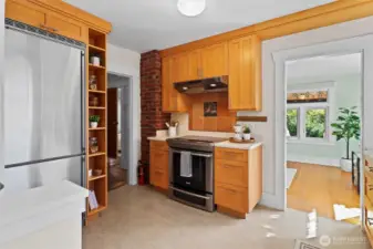 Kitchen with Custom Cabinets