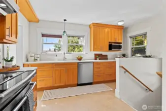 Kitchen and Rear Entry