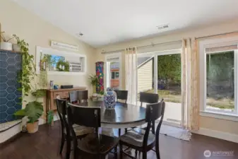 Light filled with Wall of Windows