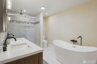 Spa Bath on Lower Level