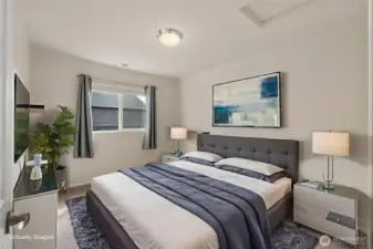 Bedroom 2 virtually staged