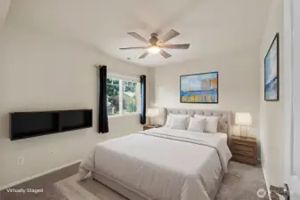 Bedroom 3 virtually staged