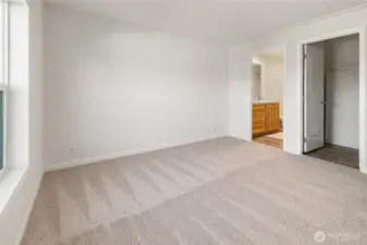 Corner view showing the Primary bathroom.