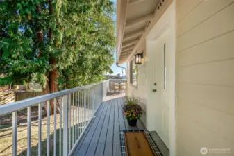 Leads to back deck and beautiful lake view!