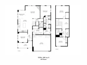 Combined floor plan