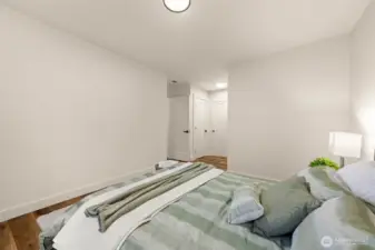 Primary suite, notice there are 2 closets!