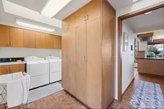 Laundry with tons of storage