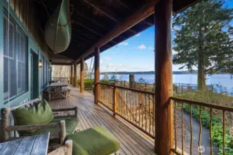COVERED PORCH WITH A VIEW