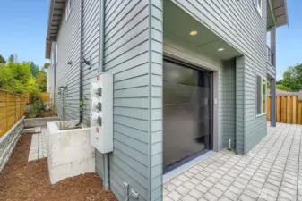 A nicely sized garage fits the car AND the toys