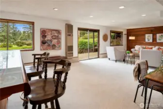 The lower level also features a large storage room and workshop space which could be reconfigured into an office or more storage.