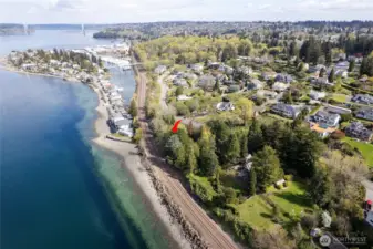 In a coveted University Place neighborhood close to the water.