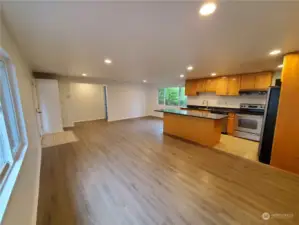 KITCHEN AND LIVING AREA