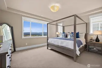Huge Primary Suite with breathtaking views to wake up to