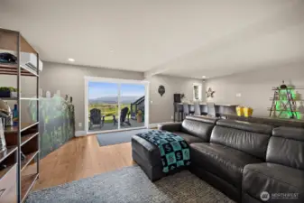 Huge bonus room in basement