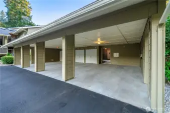 Covered parking and storage