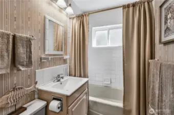 Upstairs bath.