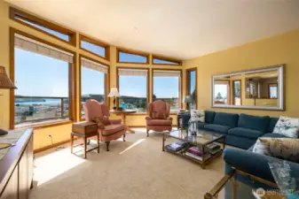 Main level living...