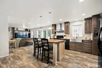 Fridge, range and dishwasher all included!