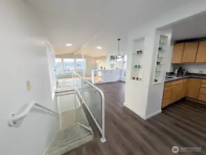 Wide, Solid Stairway to Daylight Basement