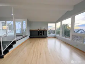 Freshly Finished Solid Maple Floors