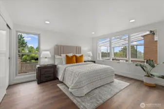 Primary next to Sunroom