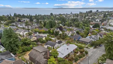 Aerial View of Puget Sound from Magnolia