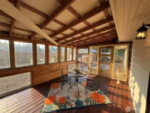 Sunroom off of BR 3, also opens to back deck