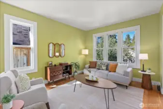 Beautiful updated windows to connect the outside in