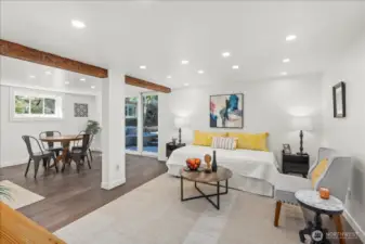 Lower level has a finished separate unit