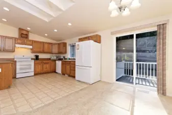 Kitchen with dining area