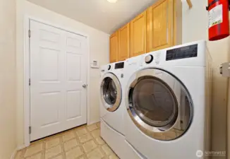 laundry and garage entry