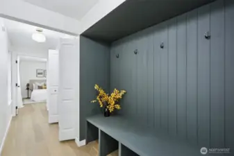 Mud room space