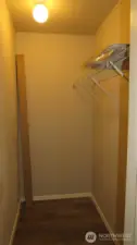 2nd bed walk in closet