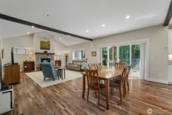 Vaulted ceilings & spacious room for all your entertaining