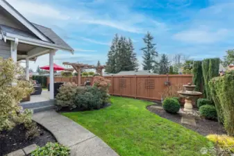 Enjoy the rear yards that are maintained by the HOAs