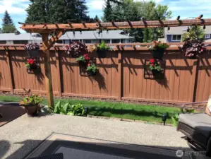 Enjoy the rear yard that is maintained by the HOAs