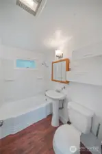 Clean and functional bathroom with a fresh, well-kept feel.