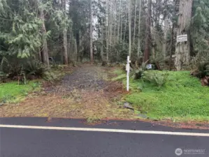 Driveway and approach apron are in.