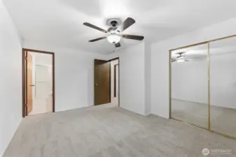 Primary Bedroom with full bath.