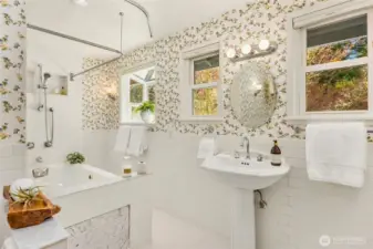 The luxurious primary suite and well-appointed bath, create a peaceful retreat at the end of the day.