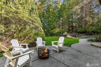 Kitchen flows to this beautifully landscaped backyard and large patio ideal for weekend BBQs and gatherings.