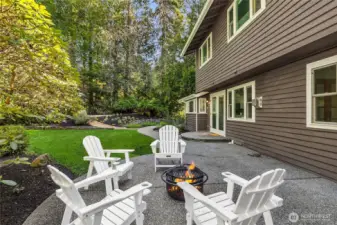 Landscape design by KIA MICAUD. The perineals are just now thinking of coming into bloom.