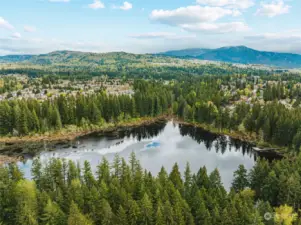 Yellow Lake in Klahanie has a dock to watch ducks and miles of trails to walk