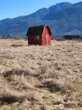 Building on property across the street to use to locate the lot