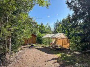 Garage and open space