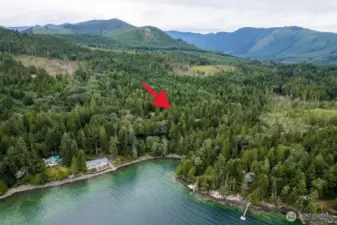 Location from above taken from the water