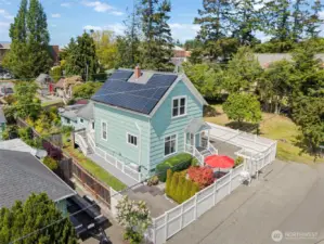 Solar panels bring power bill to approx. $20/mth.
